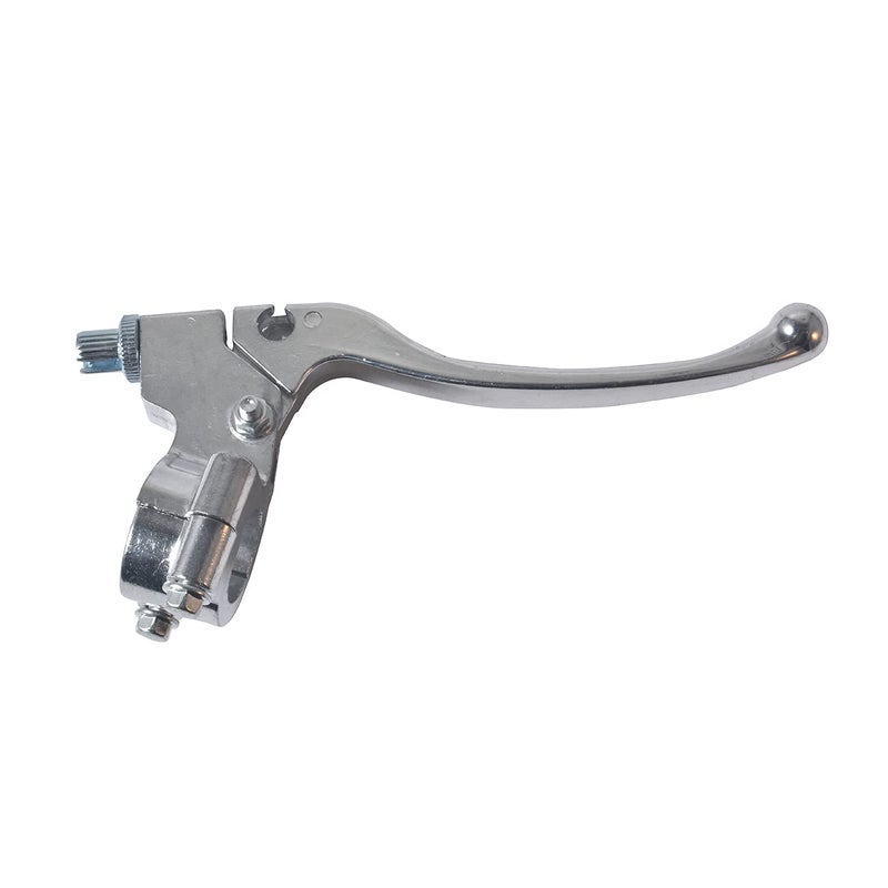JOIQEXJ Silver Left Brake Handle Clutch Lever Perch for 98cc 196cc 6.5HP 5.5hp Coleman CT200U BT200X Trail 200 CC100X CT100U Baja Motovox Mini Bike Motorsports SSR125 CRF XR 70 80 XR200 Yamaha Pit Dirt Bike - Image 5